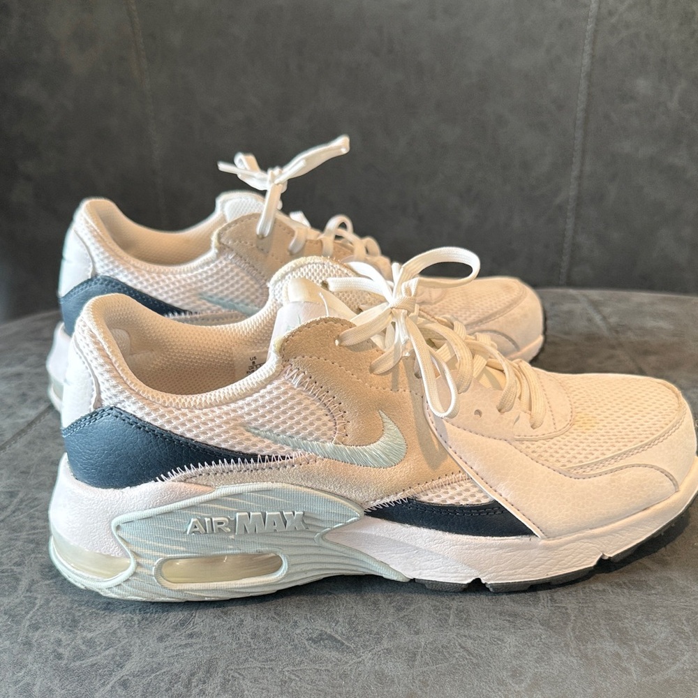Nike Air Max Women’s White with Gray and Light Blue Accents